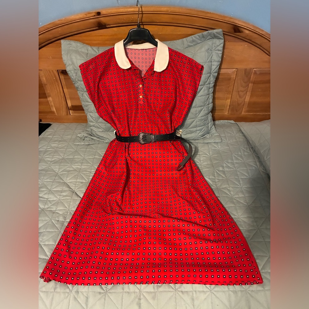 Vintage Dress with Peter Pan Collar